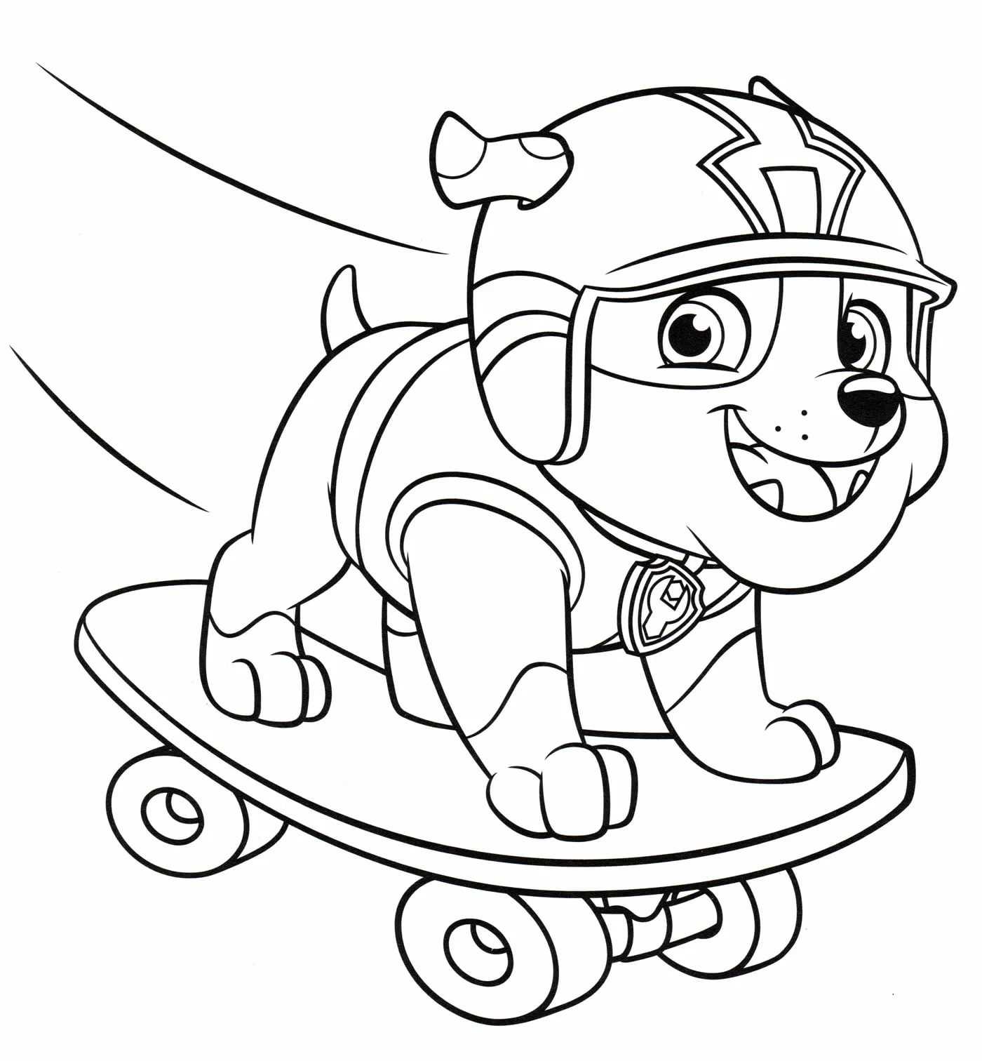 Раскраски Крепыш познакомят малышей с еще одним персонажем мультфильма о приключениях щенячьего патруля Выберите понравившиеся раскраски Крепыша, а затем скачайте или распечатайте их бесплатно в формате А4
