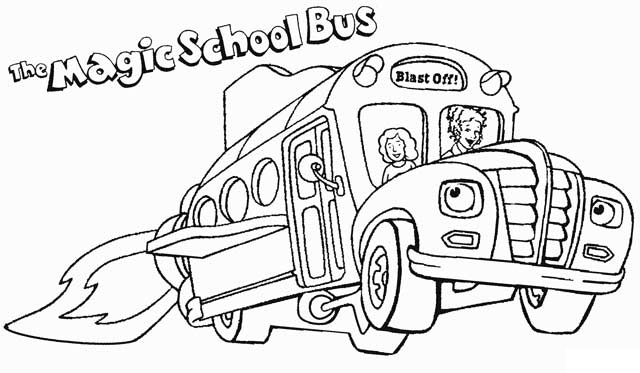 Собираем много отличных раскрасок школьный автобус для дошкольников!