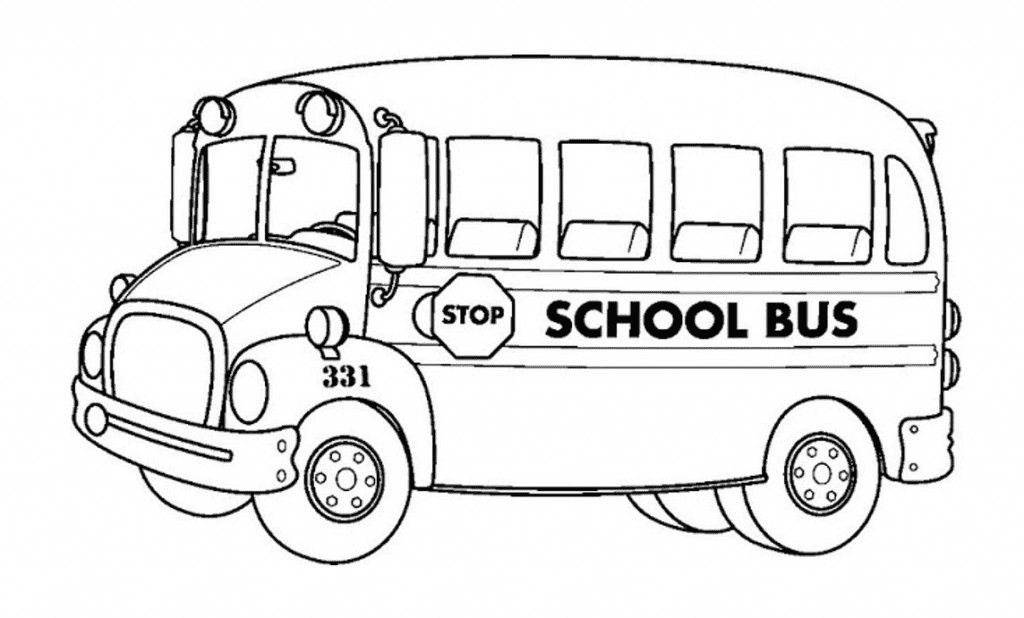 Топ-10 раскраски школьный автобус для самых маленьких