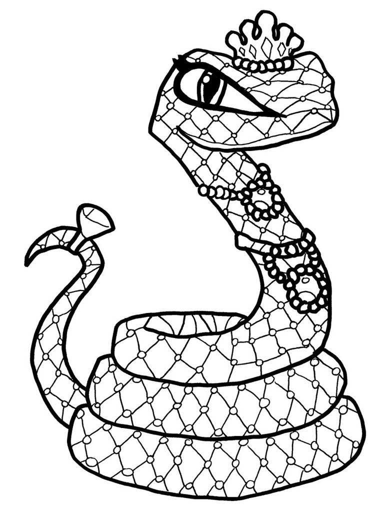 Раскраски змеи. лучшие картинки для детей скачивайте и распечатывайте