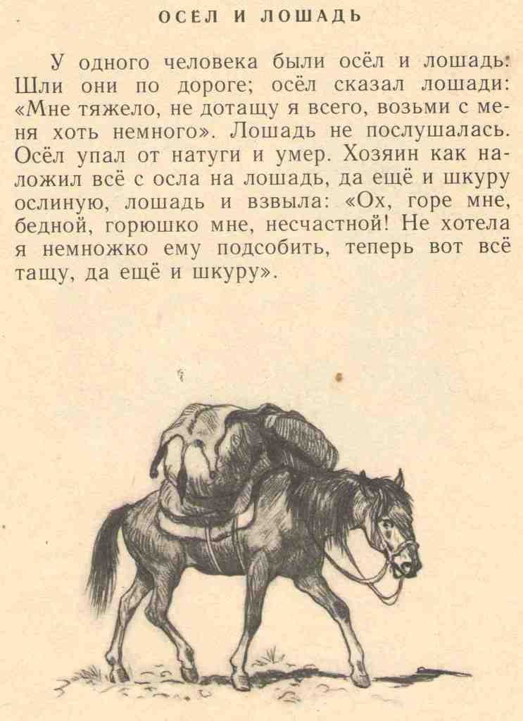 Читать про лошадей. Осел и лошадь басня. Лев Николаевич толстой осёл и лошадь.