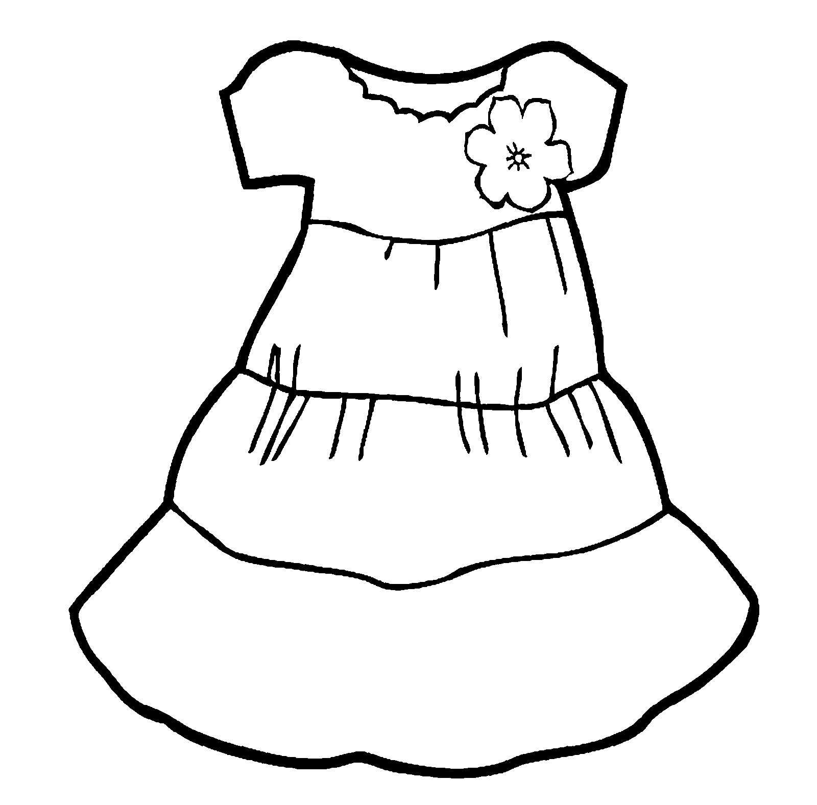 Бумажная кукла с набором одежды для вырезания (распечатать)