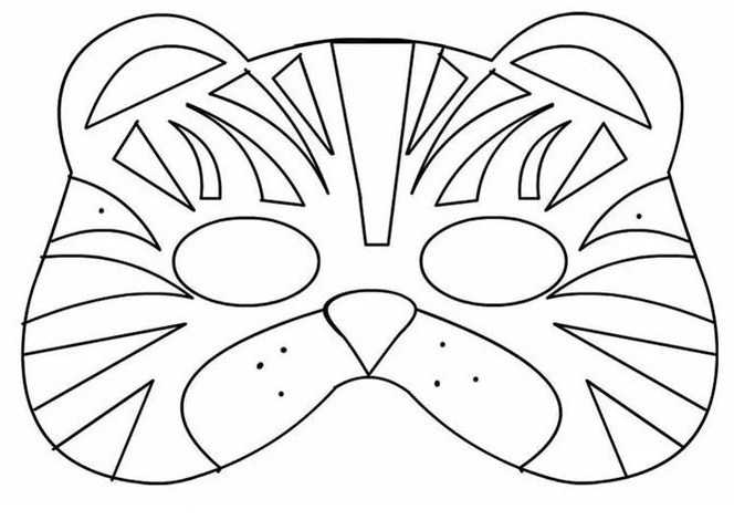 Детские маски (карнавальные) на голову из бумаги – 107 шаблонов на новый год для распечатки — топ, топ, сапожок
