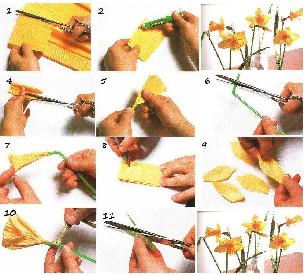 Поделка цветок мимоза своими руками поэтапно: фото лучших идей, схем, шаблонов. учимся делать красивый цветок из бумаги и картона