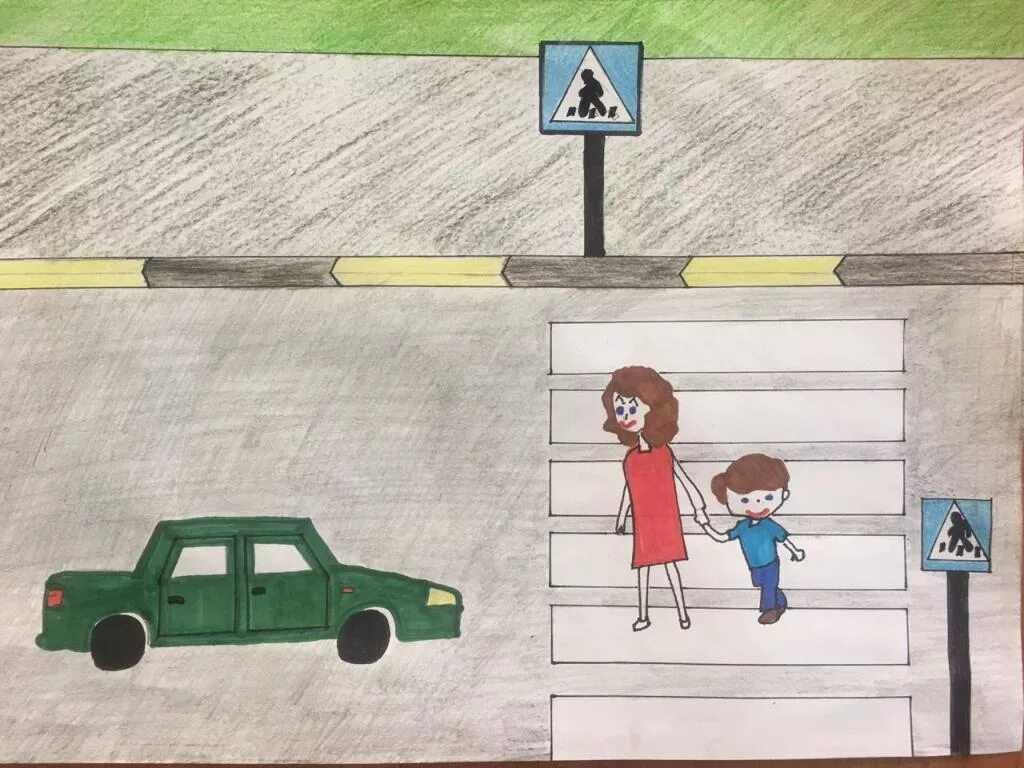Как нарисовать плакат на тему «правила дорожного движения»: безопасность на дороге глазами детей, рисунки, картинки, раскраски по пдд для школьников и малышей