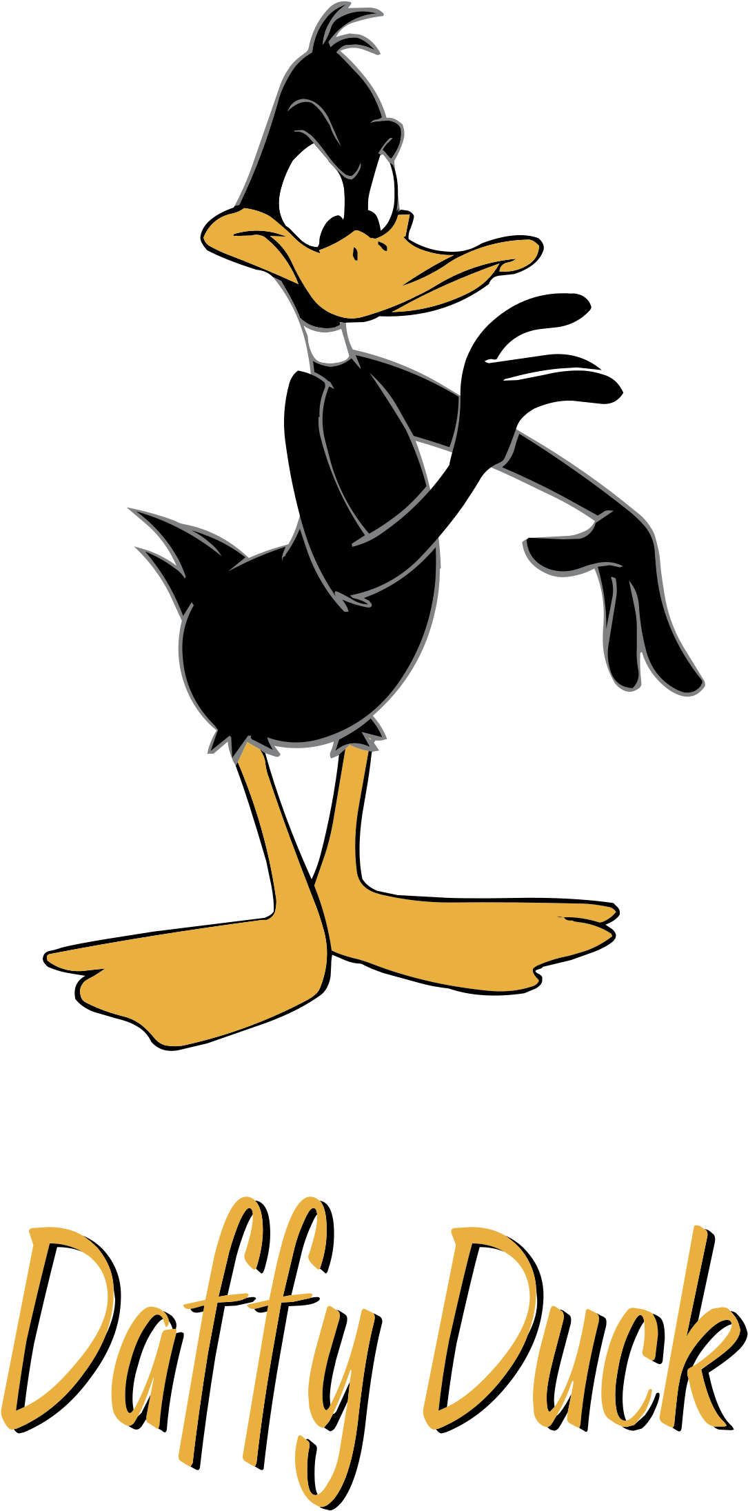 Раскраска daffy duck bugs bunny gossamer раскраски looney tunes, утиная охота, белый, ребенок, млекопитающее png | pngwing