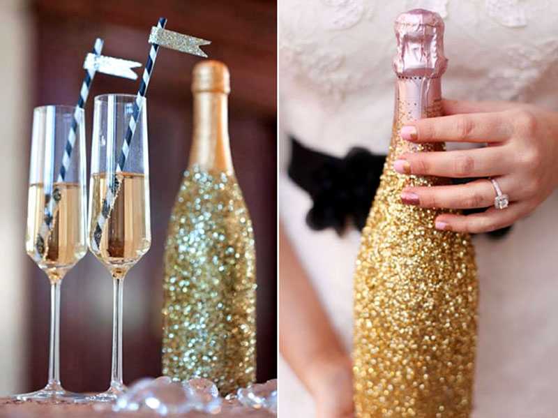 Как украсить бутылку шампанского на новый год 2021 своими руками: фото, видео пошагово – лучшие идеи