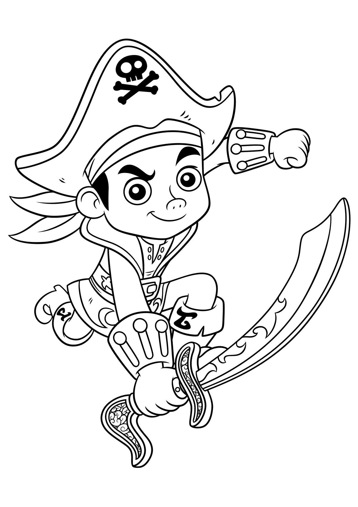 Раскраски Джейк и пираты Нетландии приглашают юных любителей приключений отправиться в морское плавание, полное опасностей и тайн Скачайте или распечатайте раскраски Джейк и пираты Нетландии для детей, которые мы предлагаем вам совершенно бесплатно