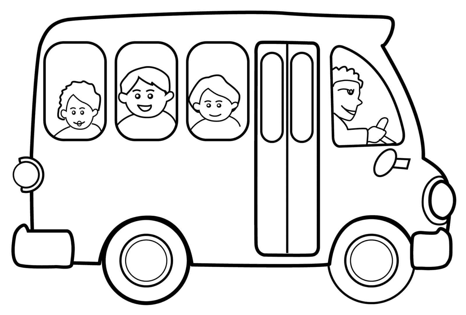 Раскраски Автобус – раздел, собравший черно-белые изображения одного из самых распространенных видов общественного транспорта в мире Мы собрали лучшую коллекцию раскрасок Автобусов, которые можно бесплатно скачать или распечатать в формате А4