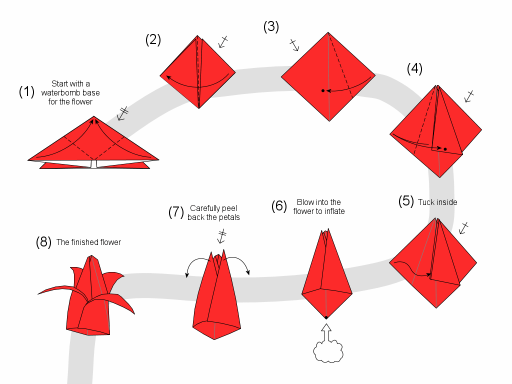 Модульное оригами. черепаха. схема сборки для начинающих